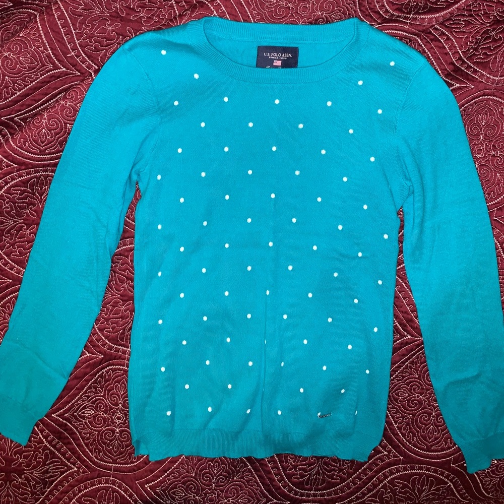 Dotted Polo Ladies Sweater!